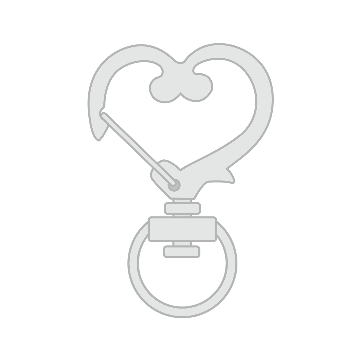 Heart Hook Clasp
