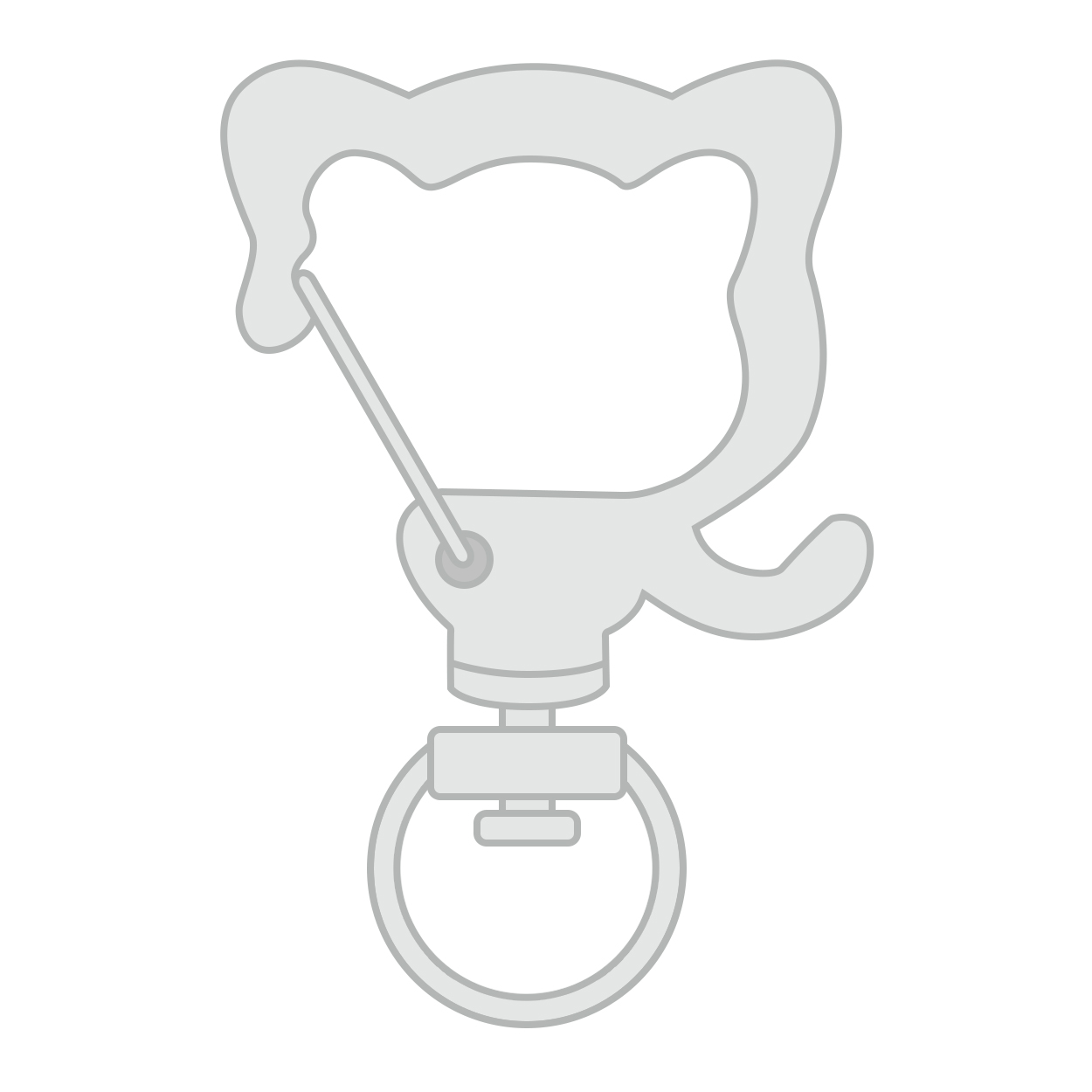Cat Head Hook Clasp
