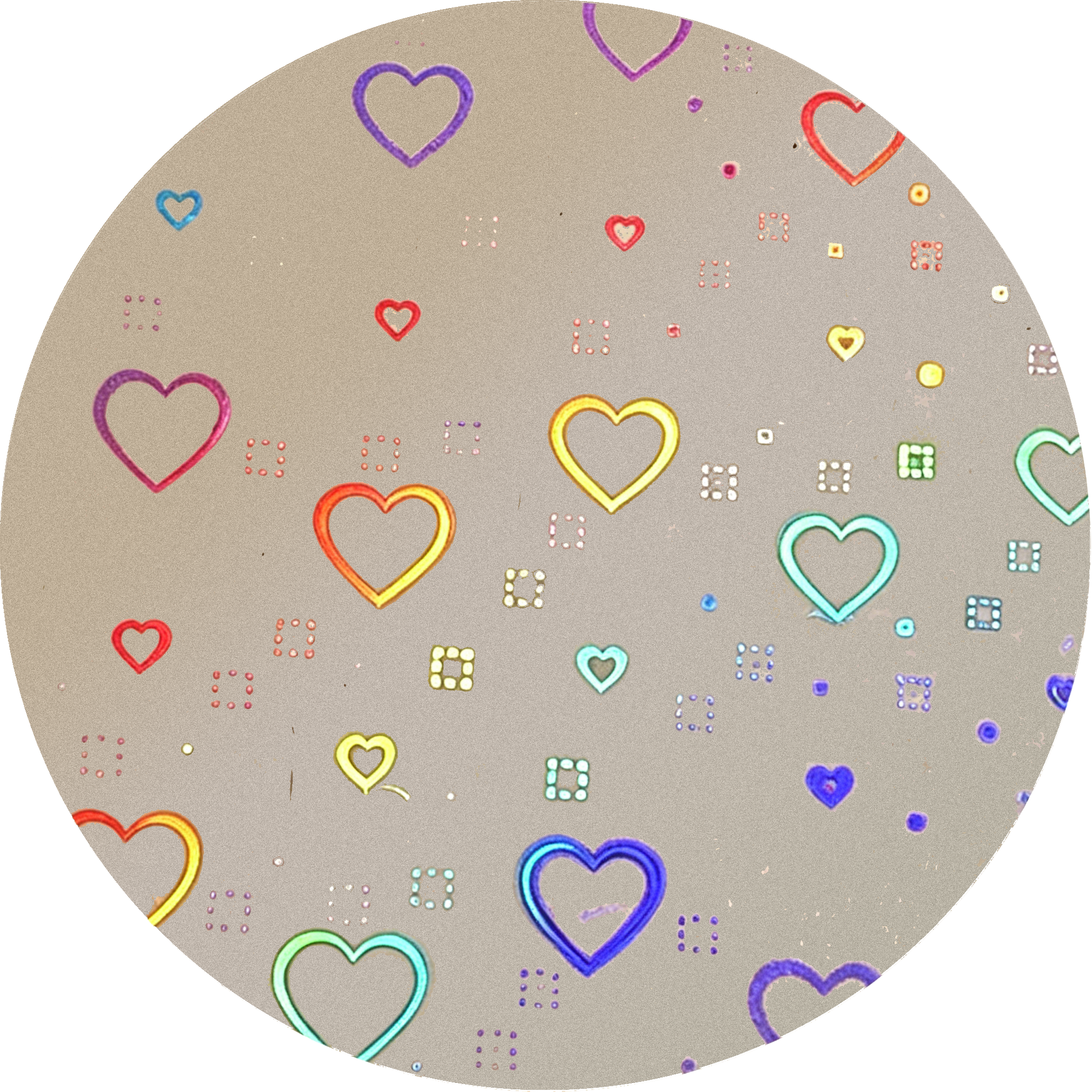 Single-Sided Heart Holo
