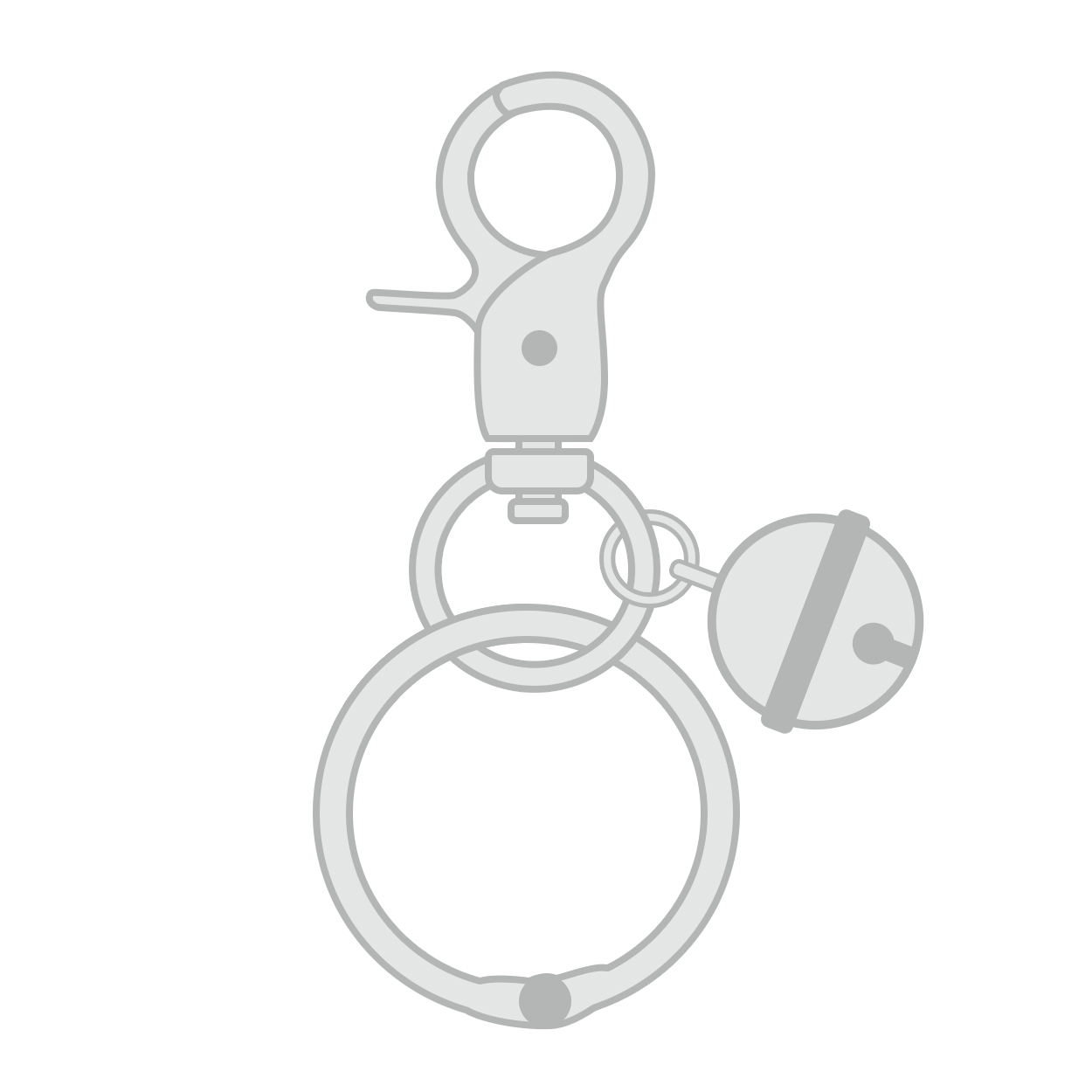 Bell Charm Lobster Clasp